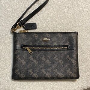Coach Black Wristlet